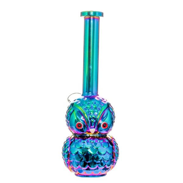 Glowing Hooter Bong - 8in Fashion