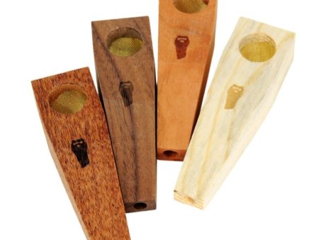 Bearded Rectangle Wood Pipe - 3.25in Supply