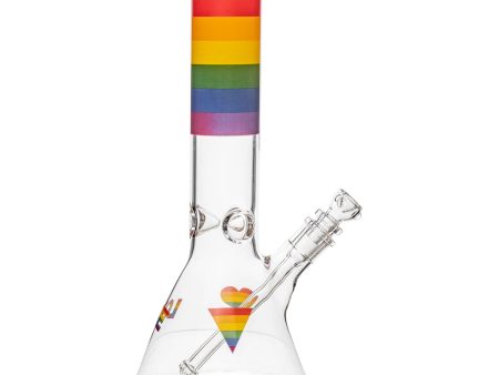 Rainbow Pride Beaker Bong Discount