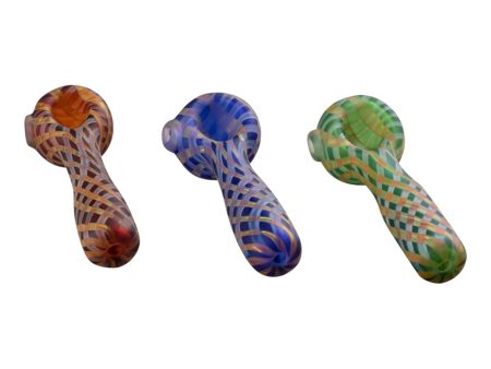 Lines In The Sand Glass Pipe - 5in Sale