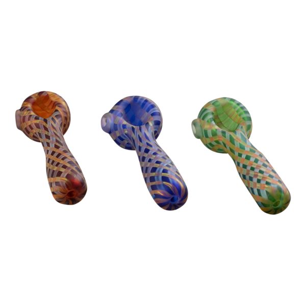 Lines In The Sand Glass Pipe - 5in Sale