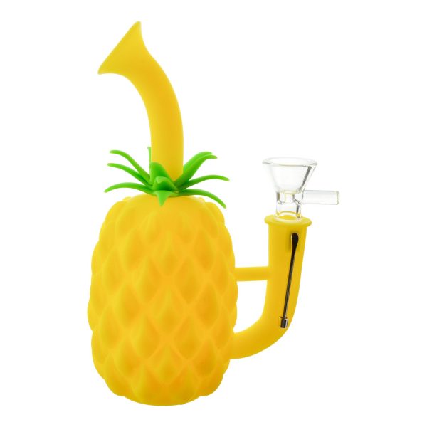 Silicone Pineapple Bong - 7.5in Online