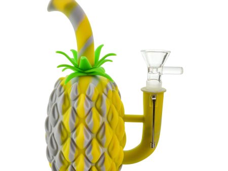 Silicone Pineapple Bong - 7.5in Online