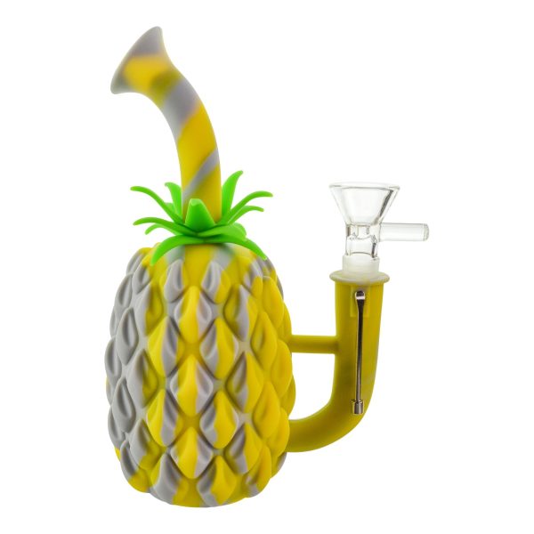 Silicone Pineapple Bong - 7.5in Online