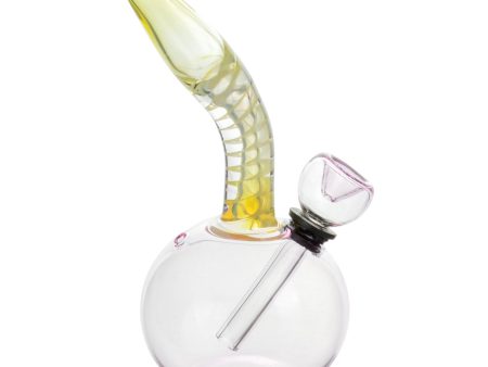 Pink Captains Glass Mini Bubbler - 5.5in Online Sale