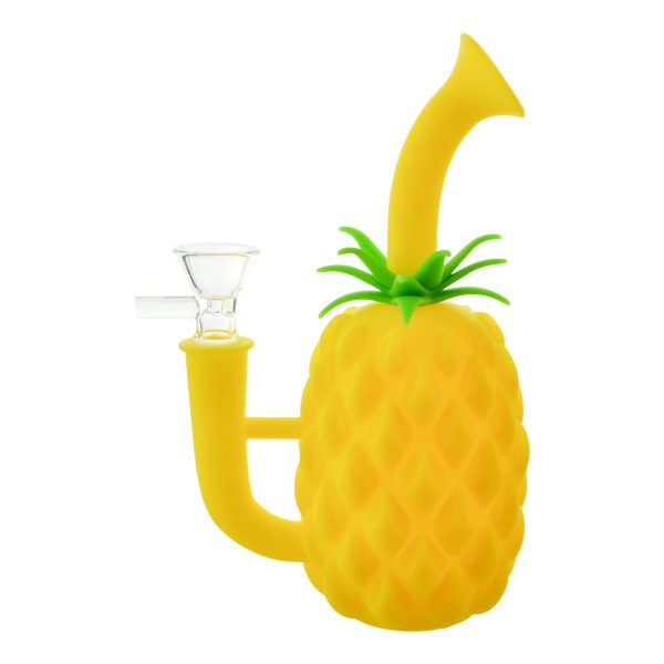 Silicone Pineapple Bong - 7.5in Online