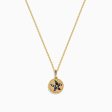 Water Colors 14K Yellow Gold Multi Sapphire Starfish Pendant Supply