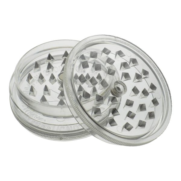 2 Piece Plastic Grinder - 60mm Online now