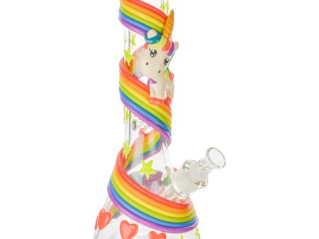 Rainbow Unicorn Bong - 13 in Online now