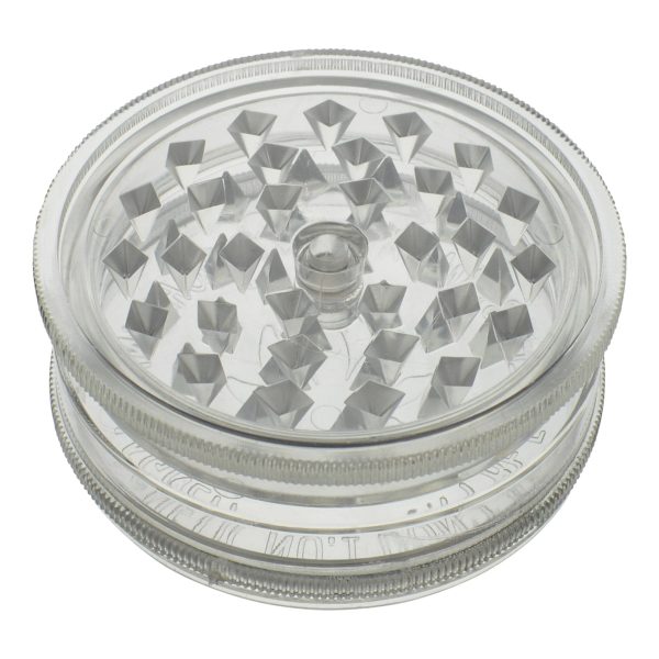 2 Piece Plastic Grinder - 60mm Online now