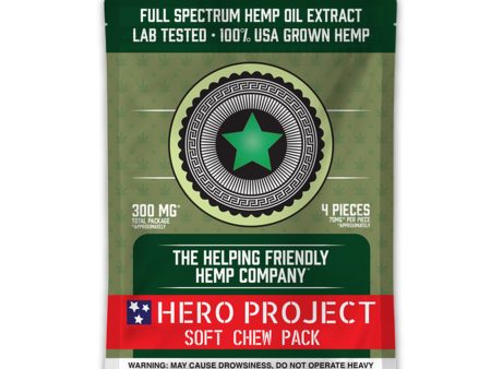 The Hero Project Full Spectrum CBD Soft Chews - 300mg For Discount