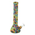 Psychedelic Silicone Beaker Bong - 13in Online Sale