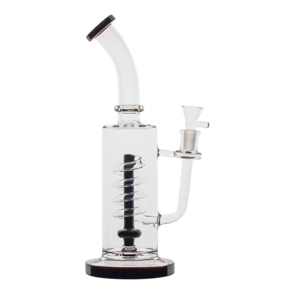 Twisting Helix Perc Bong - 12in For Sale