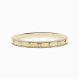 D Oro 14K Yellow Gold Bezel Set Diamond Bangle 1.72 TCW Supply