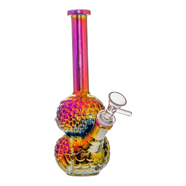 Glowing Hooter Bong - 8in Fashion