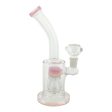 Pink Mini Neon Jelly Bong - 8.5in For Sale