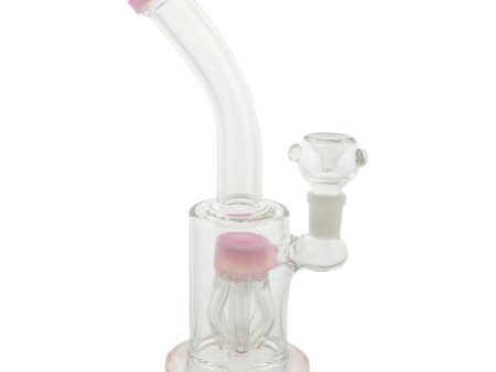 Pink Mini Neon Jelly Bong - 8.5in For Sale