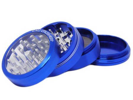 Cali Crusher Clear Top 4 Piece Herb Grinder - 62mm Discount