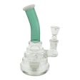 Colored Mini Hive Bong - 6.5 inches glass mini bong on Sale