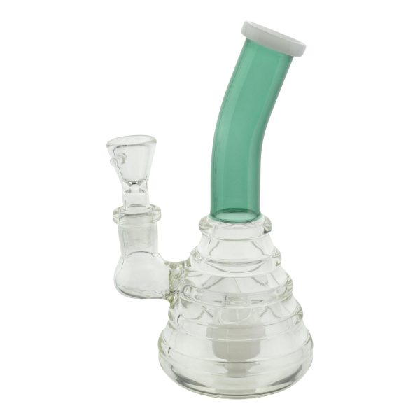 Colored Mini Hive Bong - 6.5 inches glass mini bong on Sale