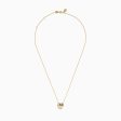 D Oro 14K Yellow Gold Diamond Heart Pendant Hot on Sale