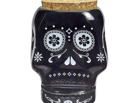 Black Skull Stash Jar - 4in For Cheap