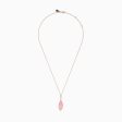 14K Rose Gold Diamond and Rose Quartz Pendant Supply