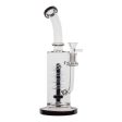 Twisting Helix Perc Bong - 12in For Sale