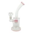 Pink Mini Neon Jelly Bong - 8.5in For Sale