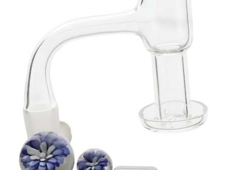 Terp Vacuum Male Quartz Banger Floral Set - 5in Cheap