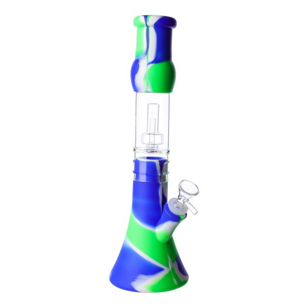 Two-part Showerhead Perc Silicone Bong - 12.5in For Cheap