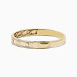 D Oro 14K Yellow Gold Bezel Set Diamond Bangle 1.72 TCW Supply