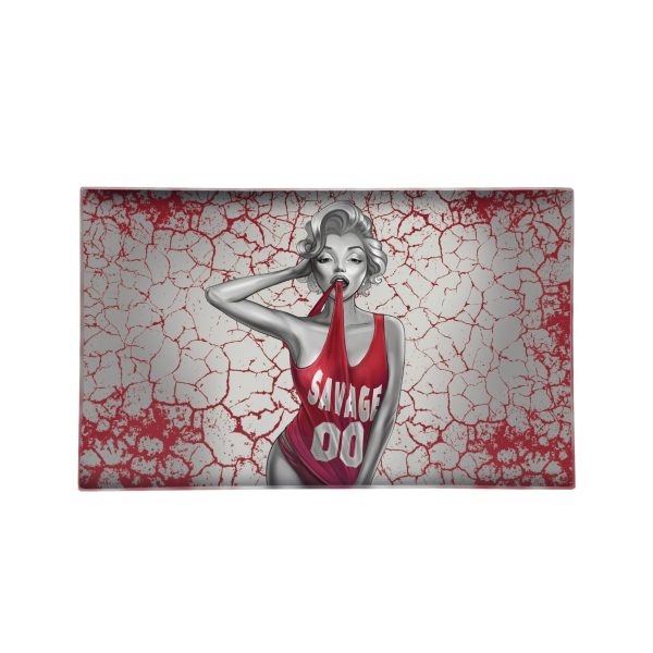 V Syndicate Dank Diva Glass Rolling Tray Fashion