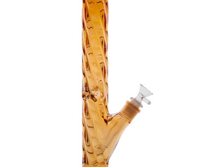 Twisted Rainbow Straight Tube Bong - 12.5in Hot on Sale