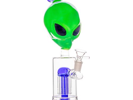 The Alien Matrix Perc Bong - 11in For Sale