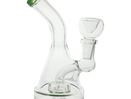 Single Disk Perc Mini Bong - 5.5in Online Hot Sale