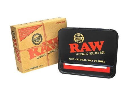 Raw 79mm Metal Auto-Roll Box - 4in Online now