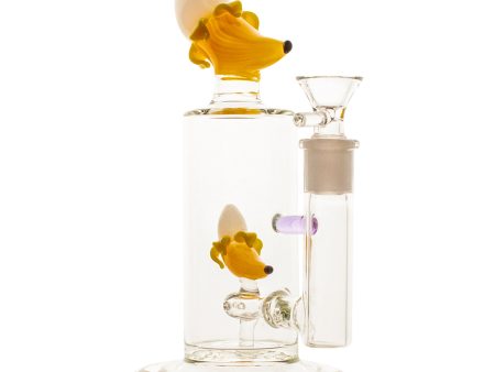 Banana Split Perc Bong - 9in For Sale