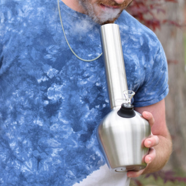 Chill Ceramic lined Steel Bong - 13in on Sale