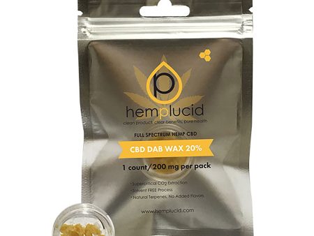 Hemplucid Wax Dab - 200mg Supply