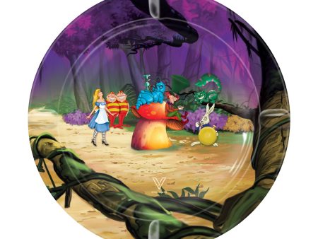 V Syndicate Alice Mushroom Round Metal Ashtray - 5in on Sale