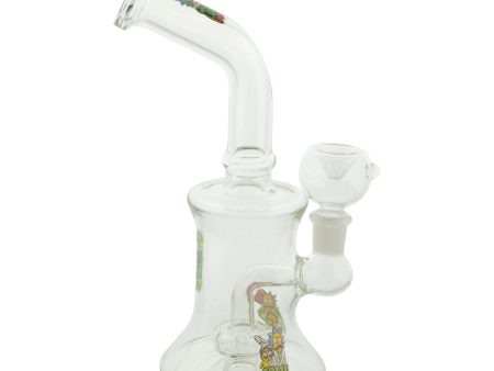 Cartoon Scientist Mini Bong - 8.5 inches For Sale