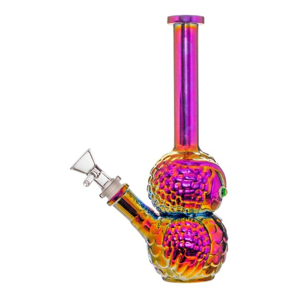 Glowing Hooter Bong - 8in Fashion