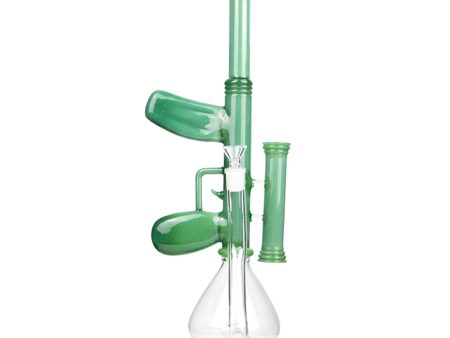 Tommy Gun Beaker Bong - 19in Online now