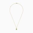 14K Yellow Gold Peridot and Diamond Pendant, 1.03 TCW Supply