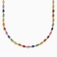 Watercolors 14K Gold Multi Sapphire and Diamond Necklace, 14.72 TCW Online