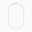 Yellow Gold Plated Sterling Silver 18  2.5mm Paperclip Chain For Discount