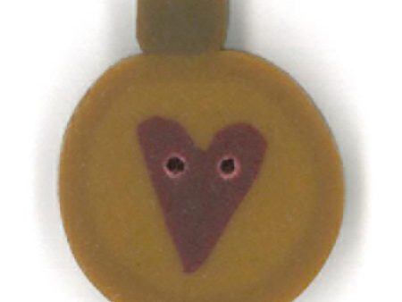 primitive gold ornament (heart) Fashion