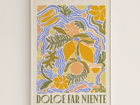 Dolce Far Niente, Italian Summer  Art Print Fashion