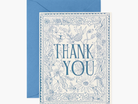 Delft Thank You Card Fashion